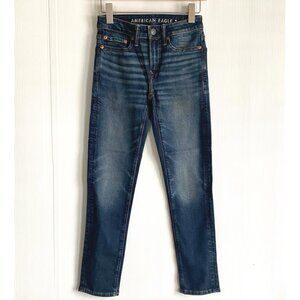 size 26x28 mens skinny ae American Eagle airflex+ jeans‎ EUC